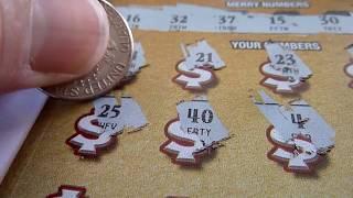 Friday WINNER - Instant Lottery Ticket - Merry Millionaire