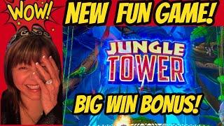 BIG WIN BONUS! IT'S A JUNGLE OUT THERE!  NEW JUNGLE TOWER