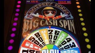 The MONEY MAN BIG CASH SPIN slot machine Bonus WIN!
