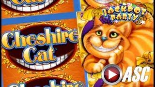 •JACKPOT PARTY CASINO FRIDAY! • THE CHESHIRE CAT (WMS) • SLOT GAME APP REVIEW
