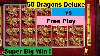 •SUPER BIG WIN•50 DRAGONS DELUXE vs FREE PLAY•Live play & Bonus •$1.50~$3.00 MAX BET 栗スロット