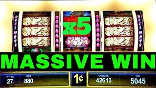 88 Fortunes Slot Machine Bonus MASSIVE WIN  w/$8.80 MAX BET |Dancing Drums $8.80 & $5.28 Bet Bonuses