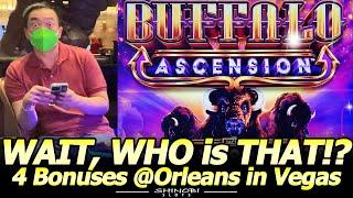 Who Is That!? My 2nd Attempt with 4 Bonuses in Buffalo Ascension at the Orleans Casino in Las Vegas!