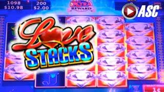 LOVE STACKS | Konami - Happy Valentine's Day!! Slot Machine Bonus