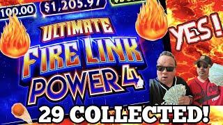 Yes!⋆ Slots ⋆ ULTIMATE FIRE LINK POWER 4⋆ Slots ⋆ 29 FIRE BALLS COLLECTED IN BONUS!⋆ Slots ⋆FOUR WINDS CASINO