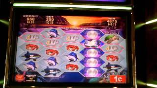 Slot machine bonus win on Eleven Pearls a konami game at Parx casino
