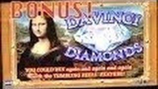 Davinci Diamonds-HANDPAY- Slot Machine Bonus--IGT