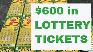Full Pack of Scratch Off Lottery Tickets - group purchase - Great Bonus Win!