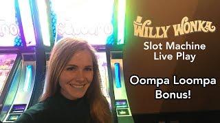 Wonka Slots Max Betting! Crazy Fast Free Fall and Even Faster Bonus! Multiplier!!!