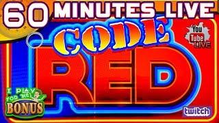 • 60 MINUTES LIVE • CODE RED BALLY SLOT MACHINE • THE NEW CURVE MONITOR HAS ARRIVED!
