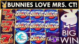 I LOVE THIS GAME!• BIG BUNNY WINS!• LAUGH ALONG WITH MRS. CT! QUICK HITS SUNSET SAPPHIRES FREE GAMES