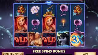 BIG BAD & LITTLE RED Video Slot Casino Game with a BIG BAD FREE SPIN BONUS