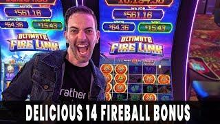 • DELICIOUS 14 FIREBALLS • Ultimate Fire Link Comeback Bonus Time at Plaza Casino •