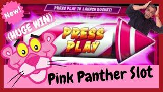 •Pink Panther Slot Machine-HUGE Rocket Jackpot Win From GN Stream•
