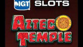 AZTEC TEMPLE - LINE HIT!!! 10c - IGT SLOT MACHINE