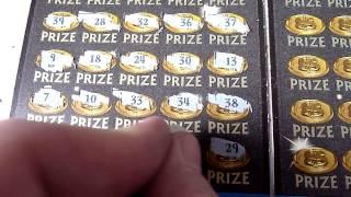Illinois Lottery $4,000,000 Gold Bullion - playing 2 instant scratch off tickets