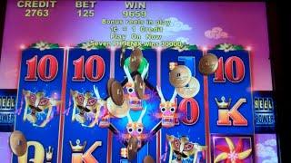 Sky Dancer Slot Machine Bonus - BIG BET - Free Spins - HUGE WIN