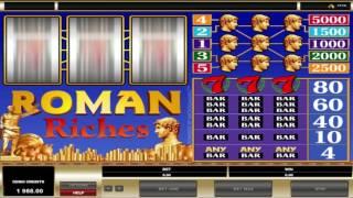Free Roman Riches Slot by Microgaming Video Preview | HEX