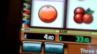 Moaning Steve and Me on Two Fruit machines...I play 50p Spin