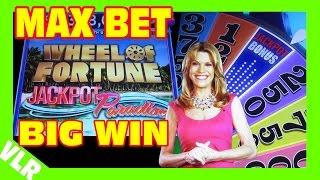 NEW Wheel of Fortune Slot Machine: Jackpot Paradise - MAX BET 