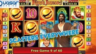 BIG WIN!!!!! Kings Jester from LIVE STREAM (Casino Games)