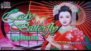 Konami Gaming - Lady Butterfly Slot Bonuses