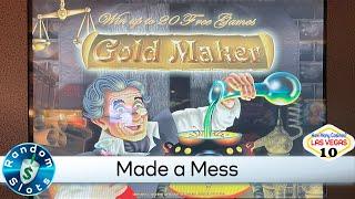 Gold Maker Slot Machine at the End of a Long Day