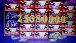 •ULTIMO GIRO• MAGNIFIYING MAGIC • 25.380.000 CREDITS WON • KONAMI CO.