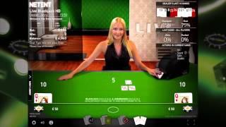 Net Entertainment - Live Casino™ - Blackjack Common Draw Gameplay