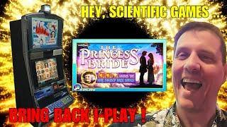We Want I-PLAY back, Scientific Games!  Classic Thursday Slots !