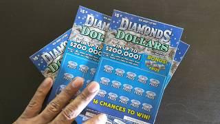New Tickets NJ lottery Diamonds & Dollars.  And an awful awful situation High Card Poker scratch off