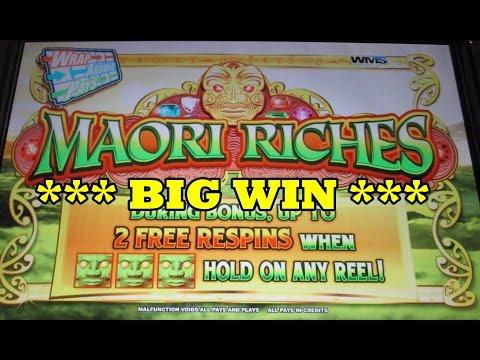 Maori Riches!  Big Win!