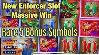 RARE 5 BONUS SYMBOLS AINSWORTH SLOT! THE NEW ENFORCER THE LAST STAND HAS SO MUCH POTENTIAL !!!