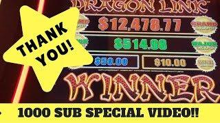 •1000 SUB SPECIAL• An Important Message & a NICE WIN on DRAGON LINK!