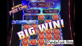 Got to the top and it still kept going! Big win on Ultimate Fire Link, Glacier Gold ⋆ Slots ⋆