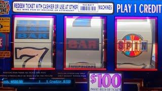 $100 Wheel of Fortune JACKPOT HANDPAY SPIN!! + DOUBLE TOP DOLLAR