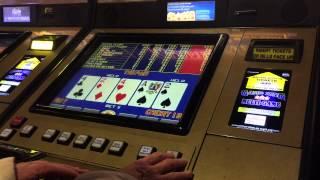 Video Poker Slot Machine in Vegas - LIVE GAMEPLAY