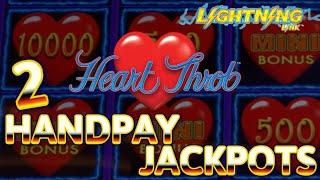 Lighting Link Heart Throb (2) HANDPAY JACKPOTS ~ HIGH LIMIT $62.50 Bonus Round Slot Machine Casino