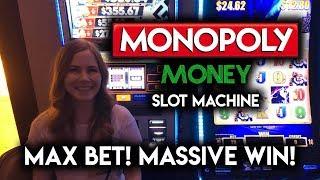 MONSTER WIN! My Biggest win on Monopoly Slot Machines EVER!
