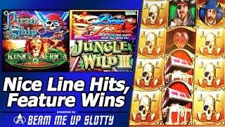 Nice Line Hits and Feature Wins in Various Bally's, Konami and WMS titles
