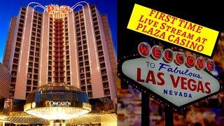 First Live Stream Slot Play From PLAZA CASINO in Las Vegas