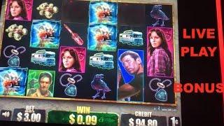 LIVE PLAY on Walking Dead Slot Machine & Bonus