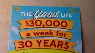 The Good Life! $30 Instant Lottery Ticket