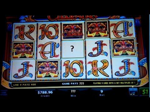 Cleopatra Slot Machine Jackpot - *AS IT HAPPENS* - High Limit $27 Bet Live Play - Plus BONUS!!