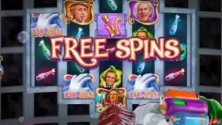 WILLY WONKA: SPOTLESS & SPARKLING Video Slot Casino Game with a FREE SPIN BONUS