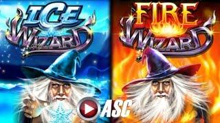 *NEW* ICE WIZARD & FIRE WIZARD | Wonder Wizard Big Win! Slot Machine Bonus (Ainsworth)