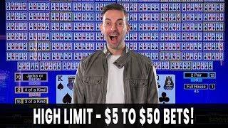 • WINNING BIG w/ HIGH LIMIT Video Poker • FULL SCREEN HUGE WIN on Fortune Coin! • BCSlots
