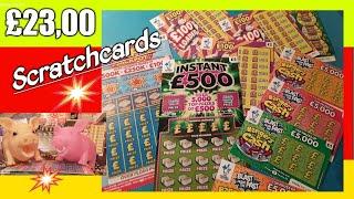 •Scratchcards.•.£100 Loaded.•Triple Jackpot•Lucky Numbers•.Instant £500..•