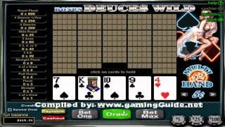 Bonus Deuces Wild 52 Hand Video Poker