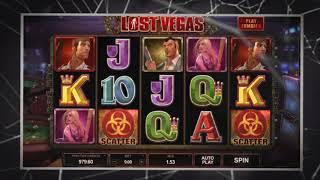 Lost Vegas Online Slot from Microgaming - Free Spins, Blackout Bonus Feature!